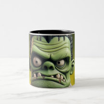 Mug à café à deux tons Frankenstein