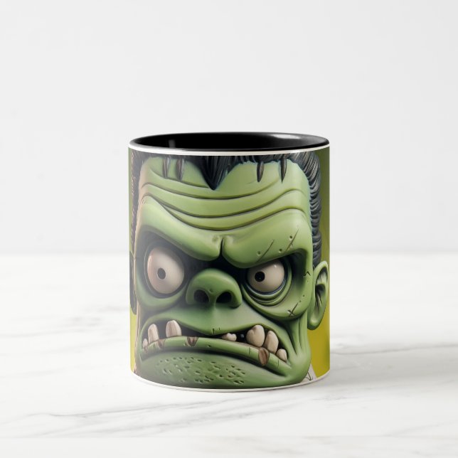 Mug à café à deux tons Frankenstein (Centre)