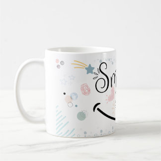 Mug à café à lèvres souriantes