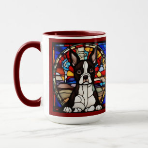 Mug à café avec Térrier de Boston mignon
