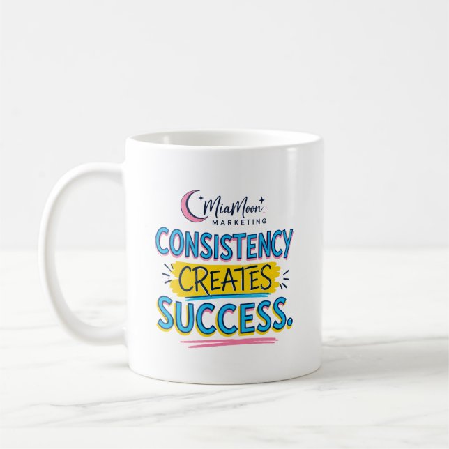 MUG À CAFÉ AVEC UNE CITATION DE SUCCÈS (Gauche)
