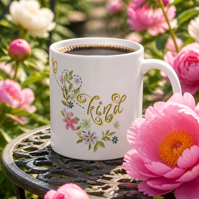 Mug à café Belle Abeille Gentille (Créateur téléchargé)