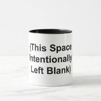 MUG À CAFE (Cet espace est intentionnellement lais