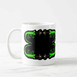 Mug à café Chameleon vert