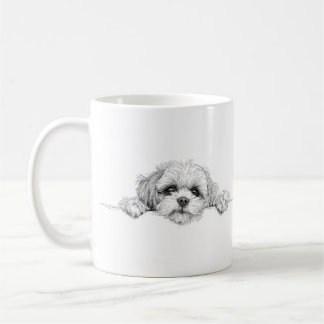Mug à café charmant Shih Tzu