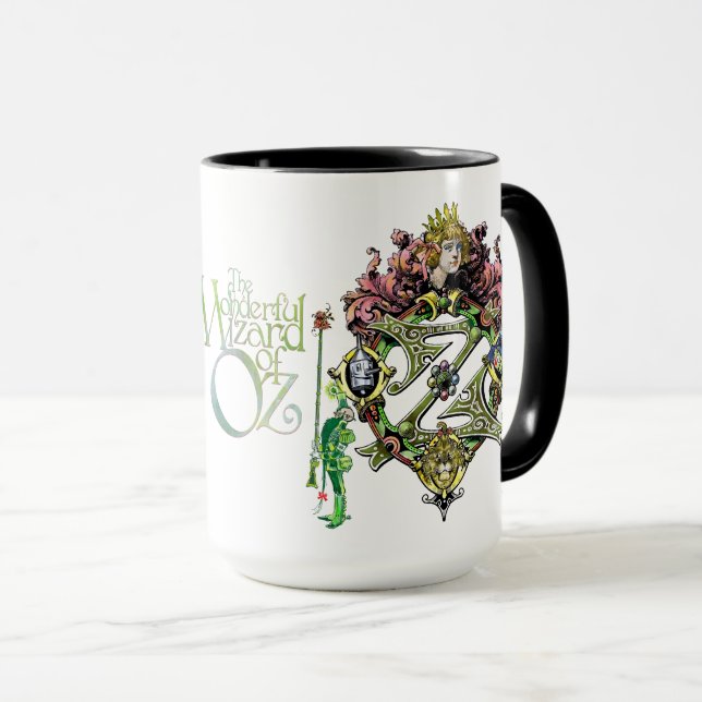 MUG À CAFE CLASSIQUE AVEC LE BLASON ROYAL DU MAGIC (Devant droit)