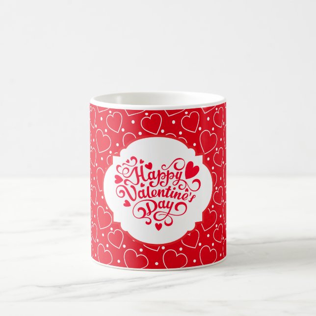 Mug à café Cœur de la Saint-Valentin (Centre)