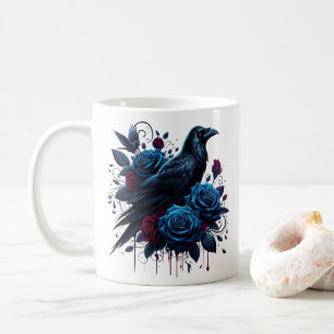 Mug à café Corbeau d'Halloween