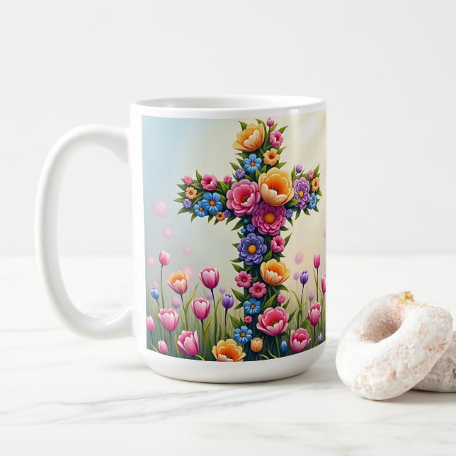 Mug à café croisé (Avec donut)