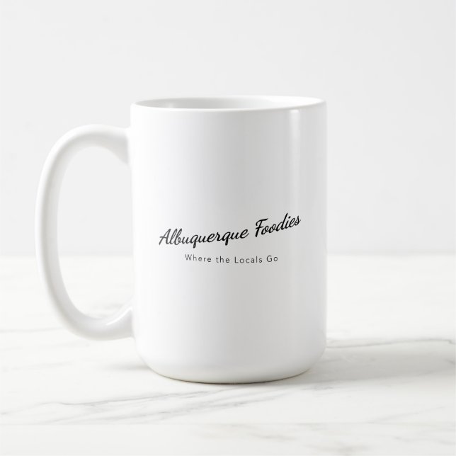 Mug à café de 15 oz avec logo (Gauche)