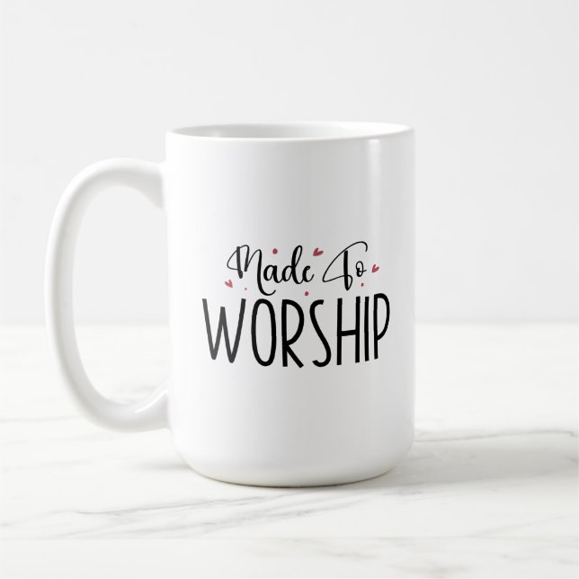 Mug à café de la foi chrétienne (Gauche)