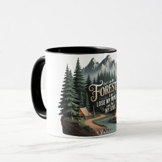 Mug à café de la forêt - Perdre mon esprit