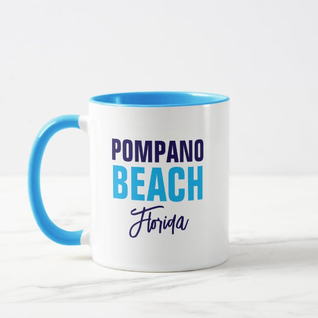Mug à café de Pompano Beach Floride (Gauche)