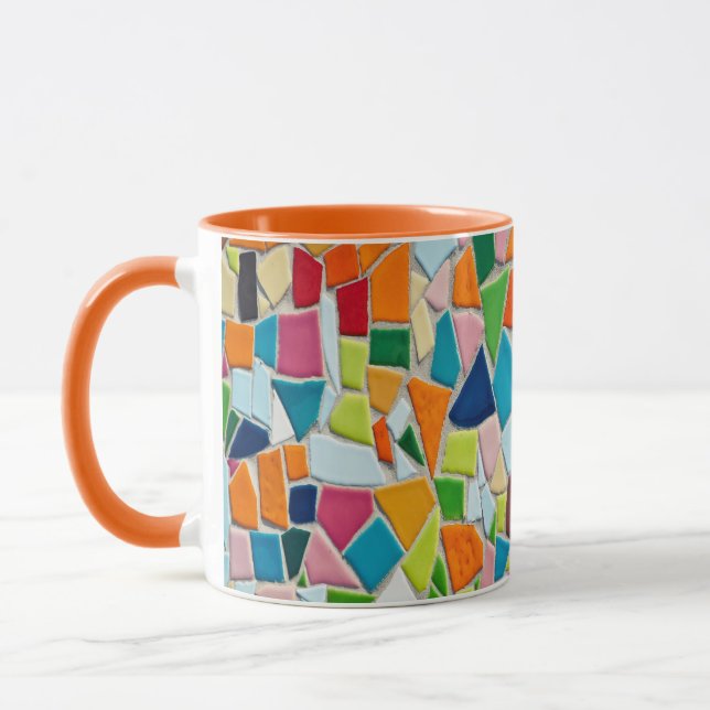 mug à café en carreaux de mosaïque (Gauche)