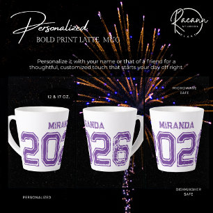 Mug à café en céramique à impression gras 2026 per