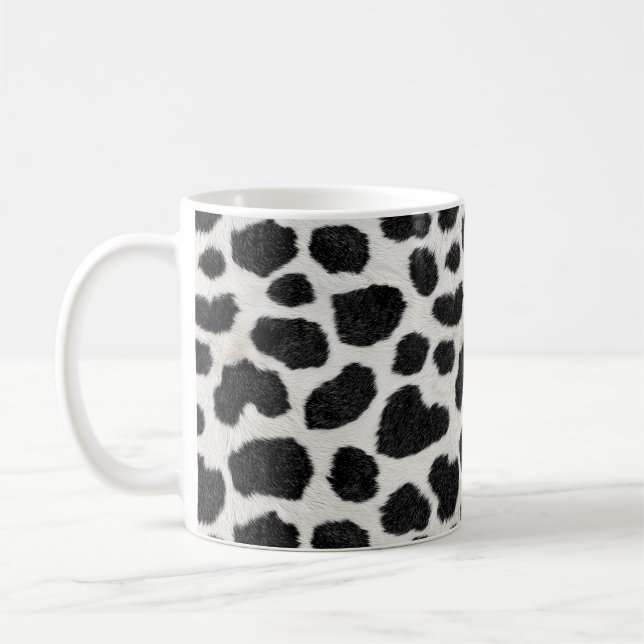 Mug à café en céramique blanche 11oz avec impressi (Gauche)