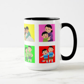 Mug à café familial pour enfants
