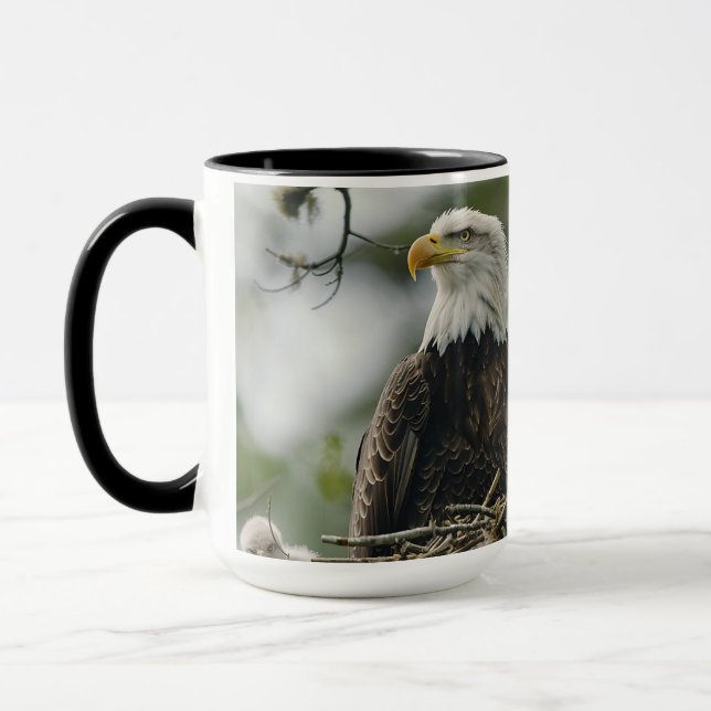 Mug à café Famille E9 (Différentes options disponi (Gauche)