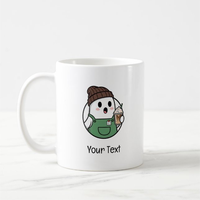 Mug à café fantôme mignon (Gauche)