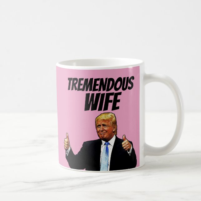 MUG À CAFE FEMME, DRÔLE DONALD TRUMP (Droite)