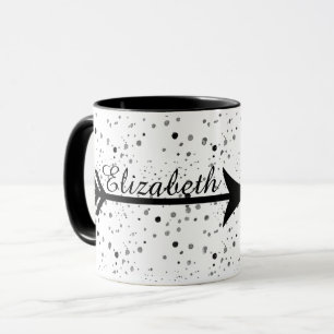 Mug à café fléché personnalisé