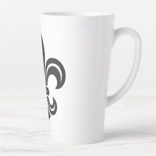 Mug à café "Fleur-de-lis stylisée"