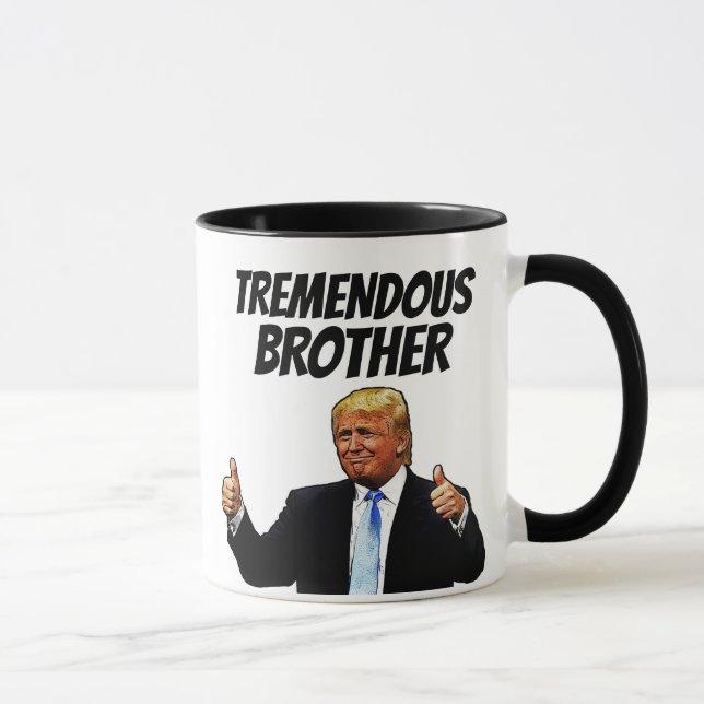MUG À CAFE FRÈRE, DRÔLE TRUMP (Droite)