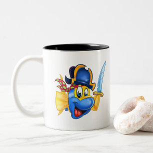 Mug à café FriendFish avec poisson pirate de dessi