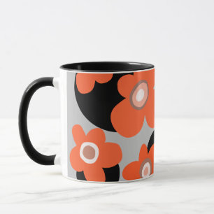 Mug à café géant à motif floral