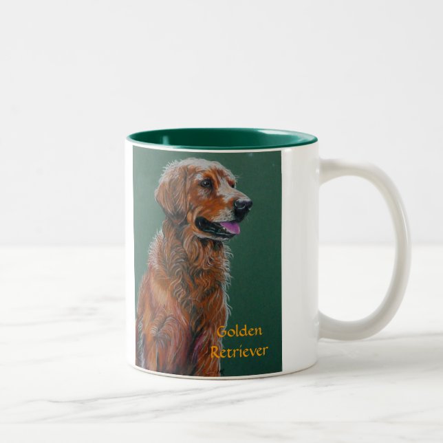 Mug à café "Golden Retriever" (Droit)