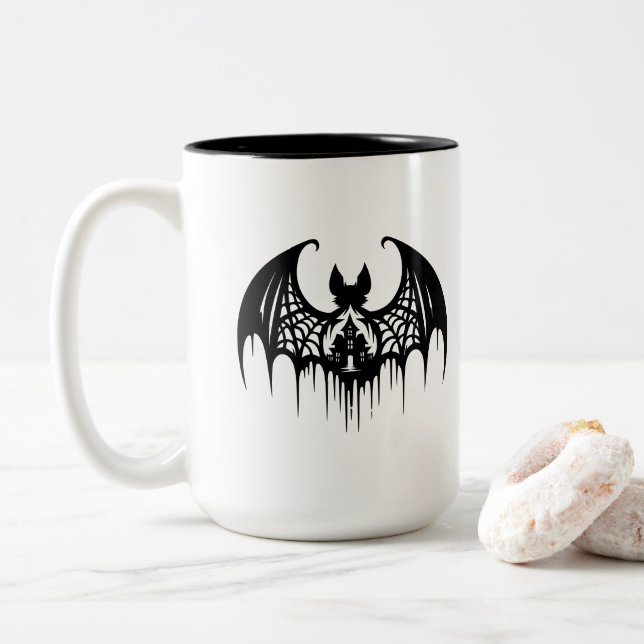 Mug à café Halloween (Avec donut)