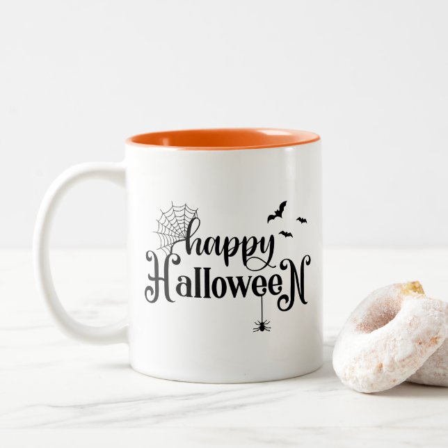 Mug à café Halloween (Avec donut)