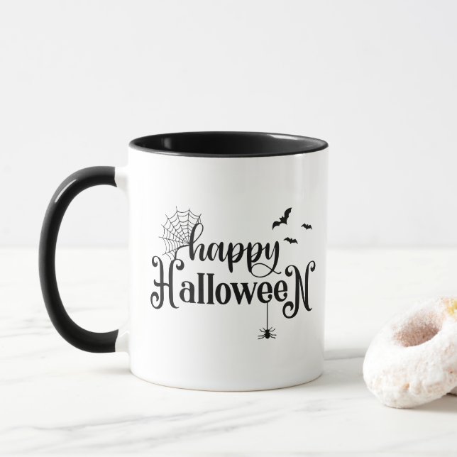 Mug à café Halloween (Avec donut)