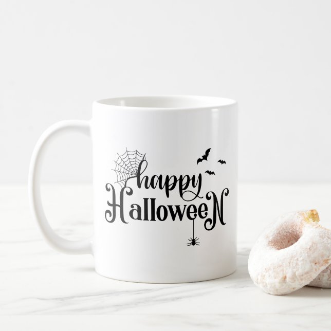 Mug à café Halloween (Avec donut)