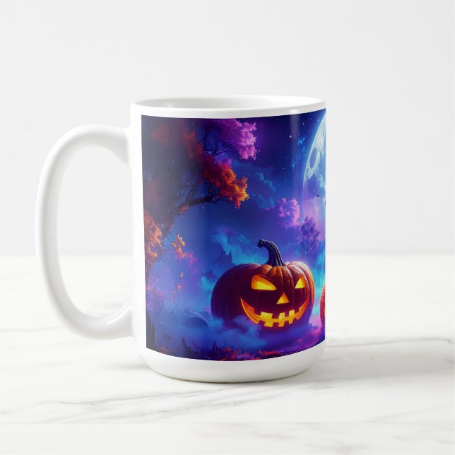 Mug à café Halloween, cacao ou thé (Gauche)