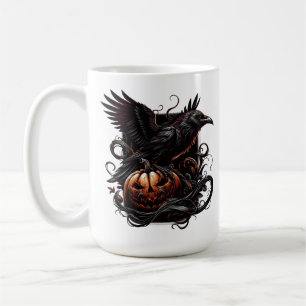 Mug à café Halloween Raven
