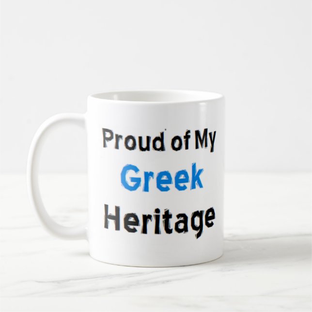 mug à café héritage grec (Gauche)