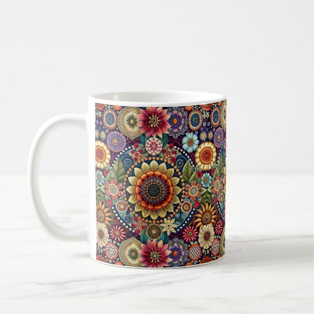Mug à café Hippie Art (Gauche)