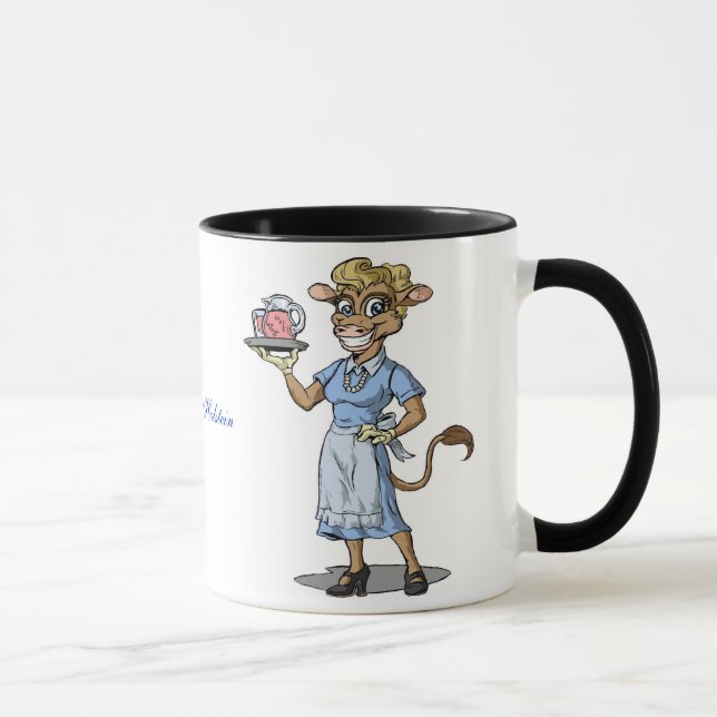 Mug à café Holstein Cow | Qwiznibet.com (Droite)