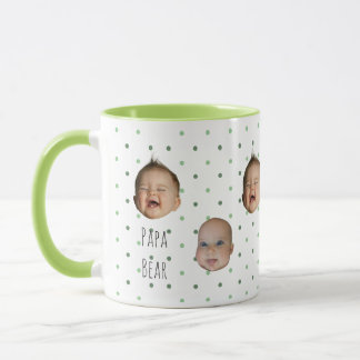 Mug à café joli à pois pour papa