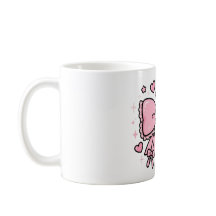 Mug à café joli poulpe rose – Créature marine ador
