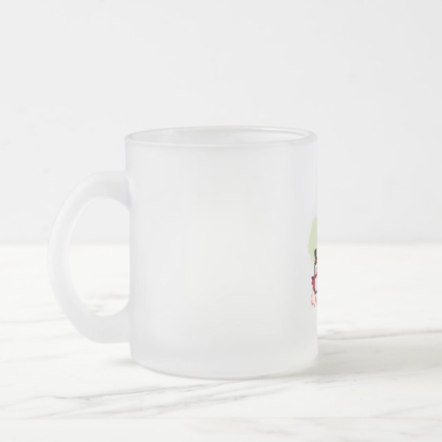 Mug à café Joyeux Noël Mignons Manchots  (Gauche)