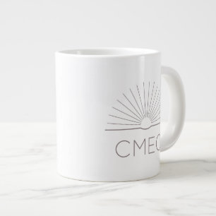Mug à café Jumbo CMEC - 20 oz, blanc avec gris