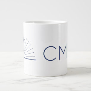 Mug à café Jumbo du CMEC - 20 oz, blanc avec marin
