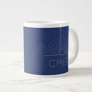 Mug à café Jumbo du CMEC - 20 oz, marine avec gris