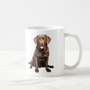 Mug à café Labrador Chocolat
