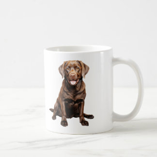 Mug à café Labrador Chocolat