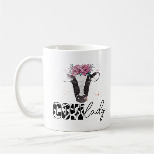 Mug à café Lady - Cute Farm Life Cadeau
