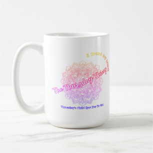 Mug à café Mandala pour enfants de jeudi (Neon Mul
