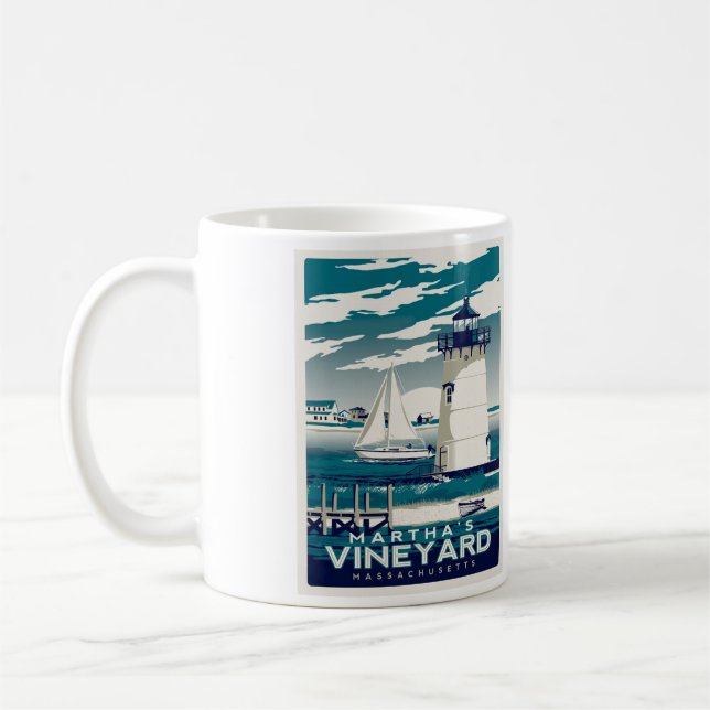 Mug à café Martha's Vineyard - Taille 11oz (Gauche)